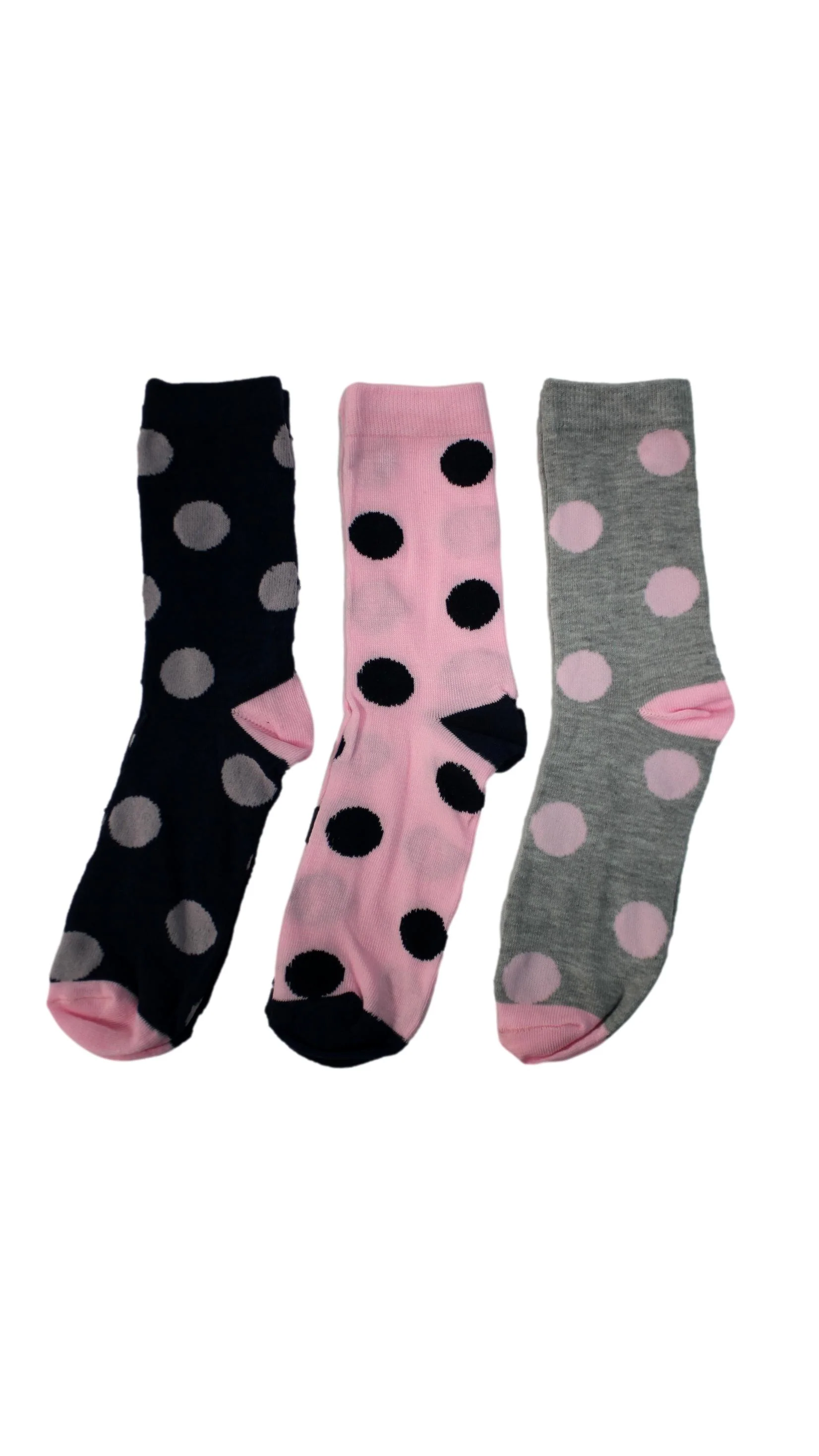 3 Pack Spot Design Socks Multi - Image 2