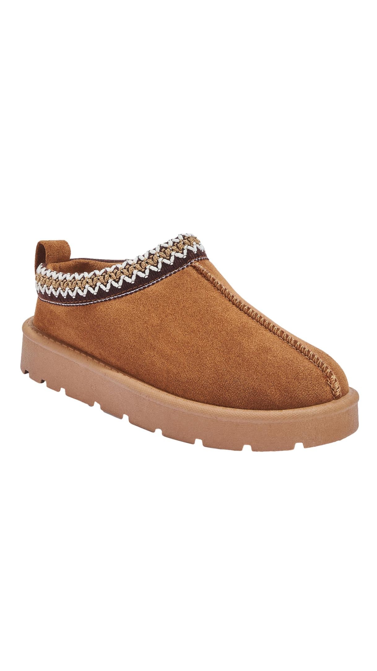Aztec Trim Slipper Chestnut - Image 2