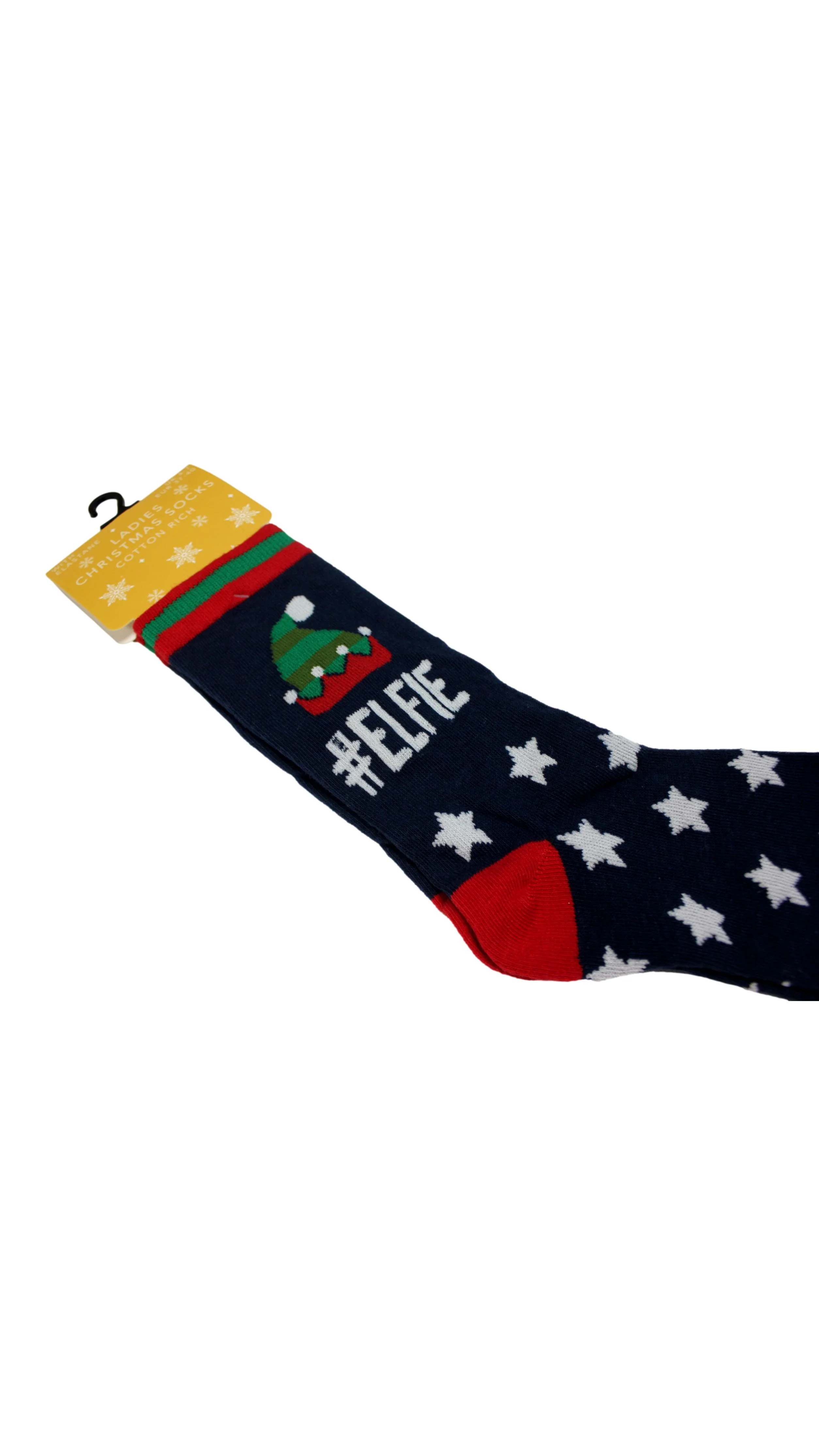 Cotton Rich Christmas Theme Socks Elfie - Image 3