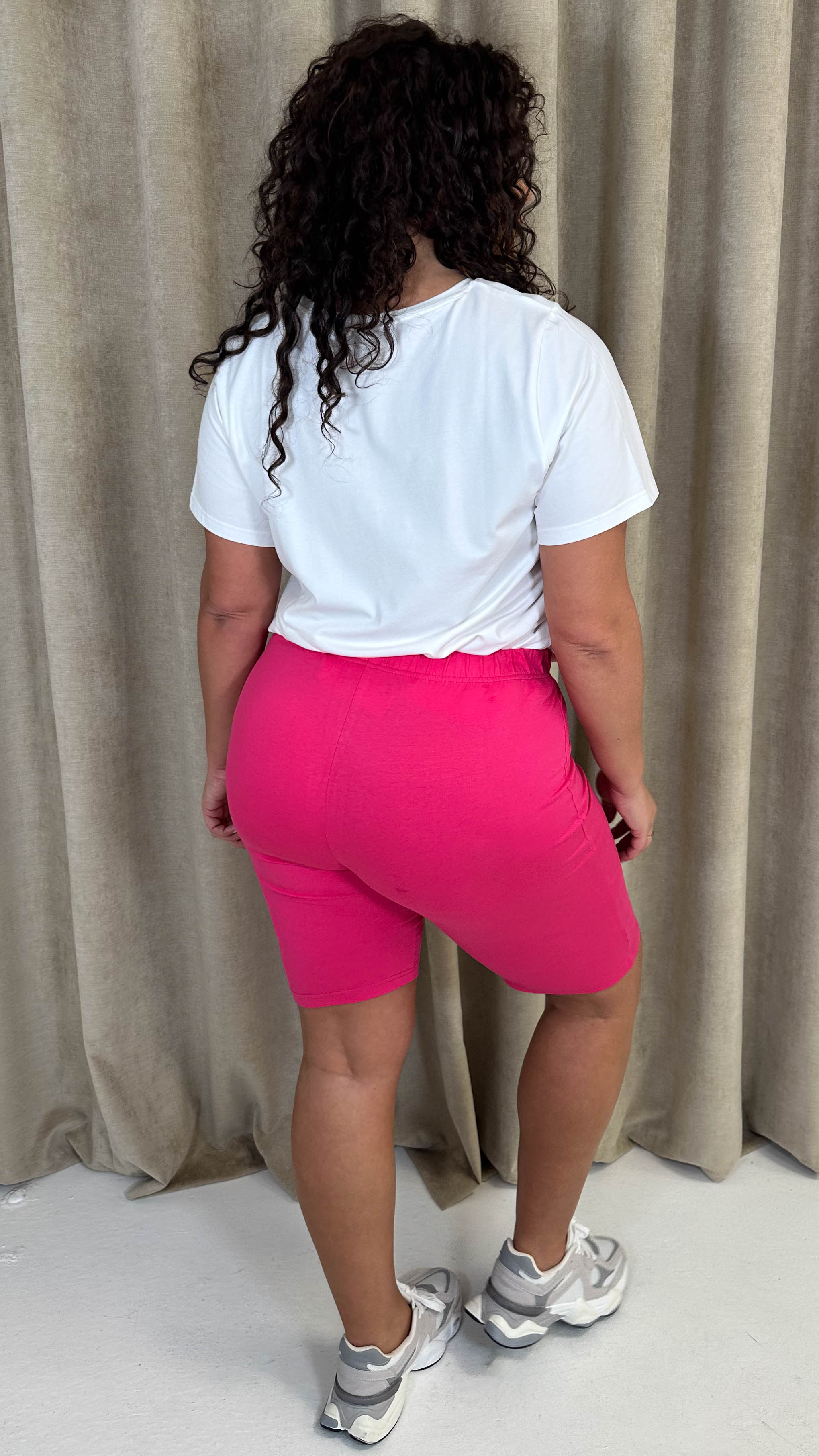 CurveWow Basic Cycling Short Pink - Image 8