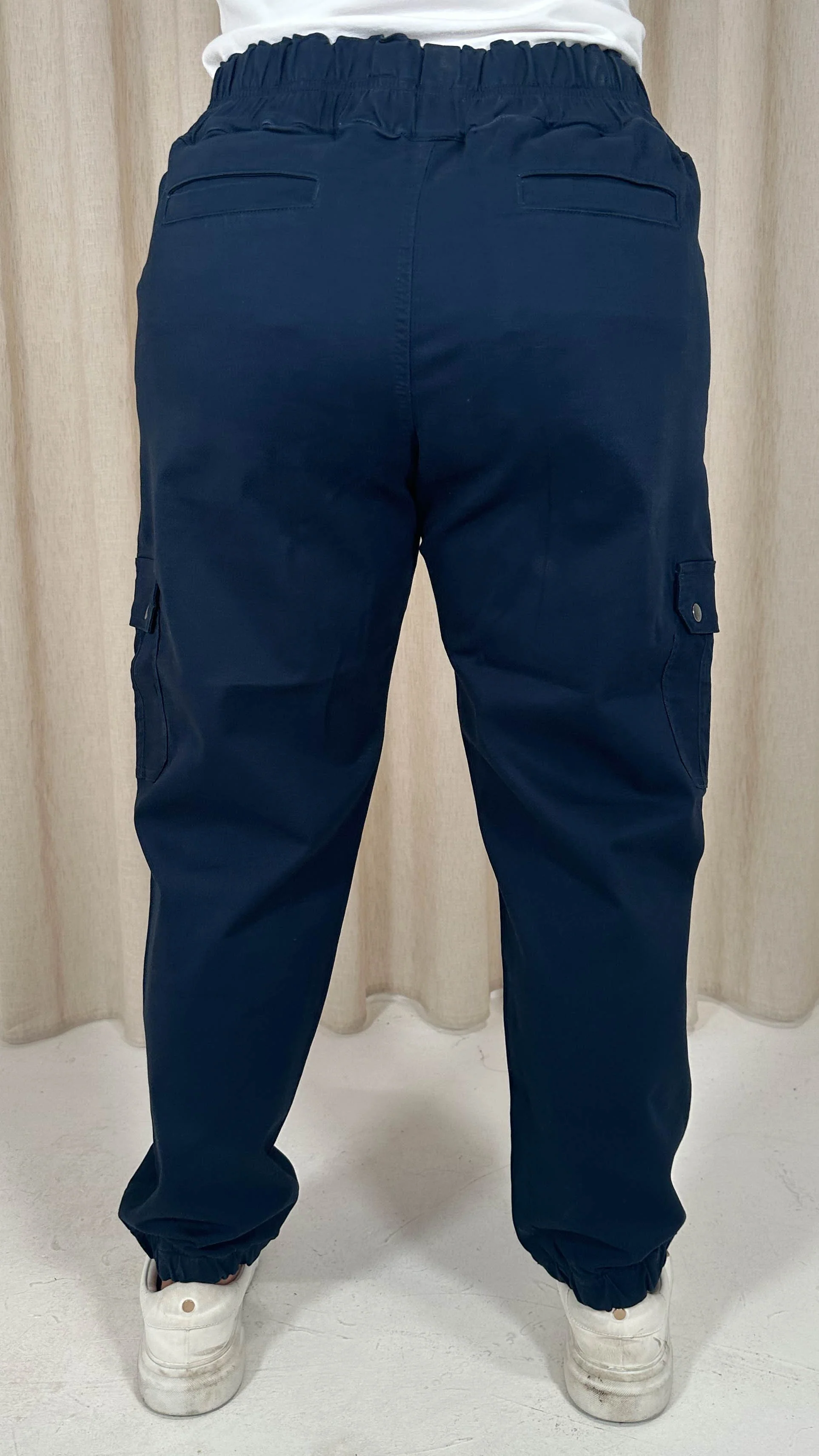 CurveWow Cargo Trouser Navy - Image 7