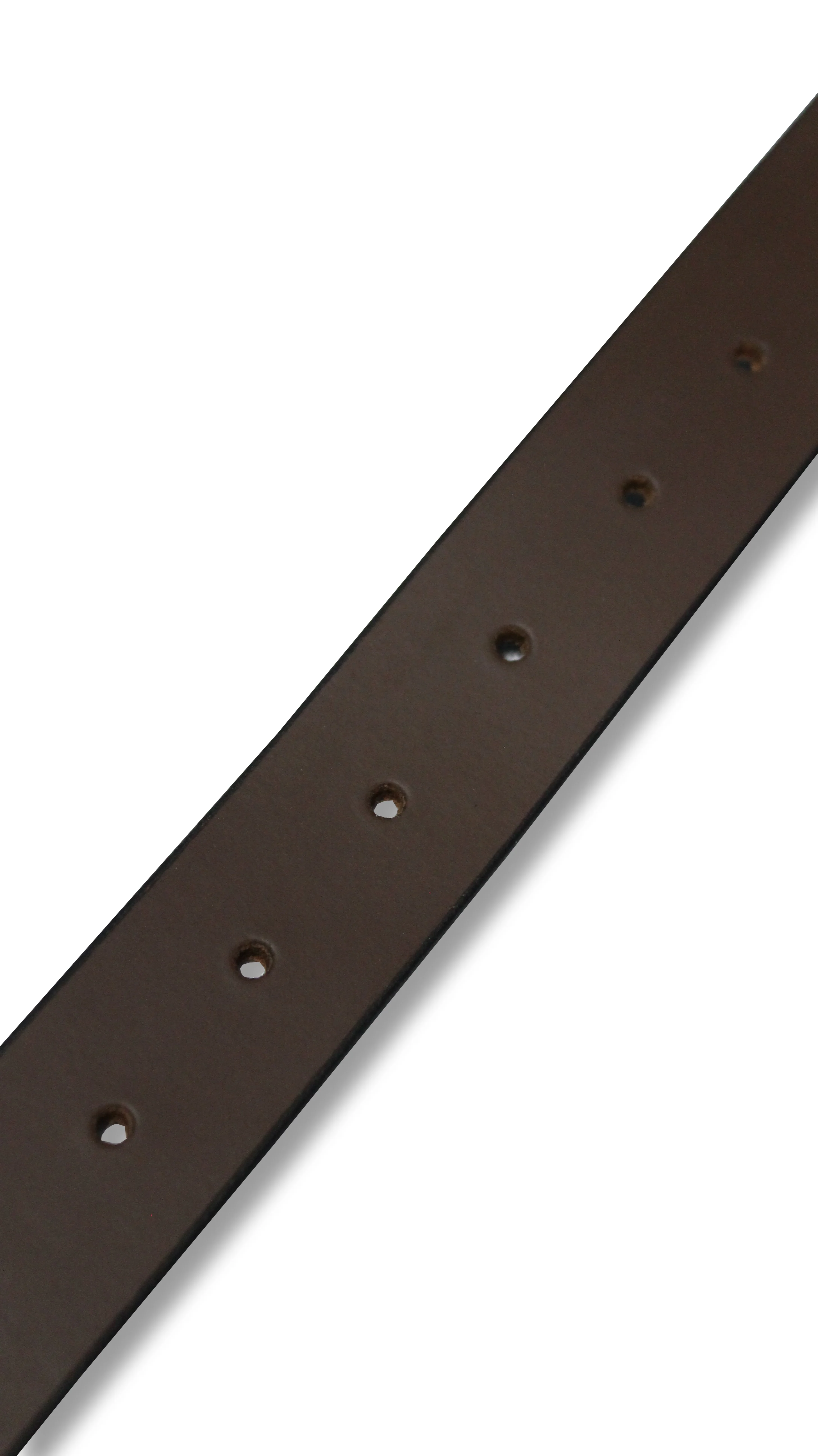 CurveWow Leather Double Ring Loop Belt Brown - Image 4