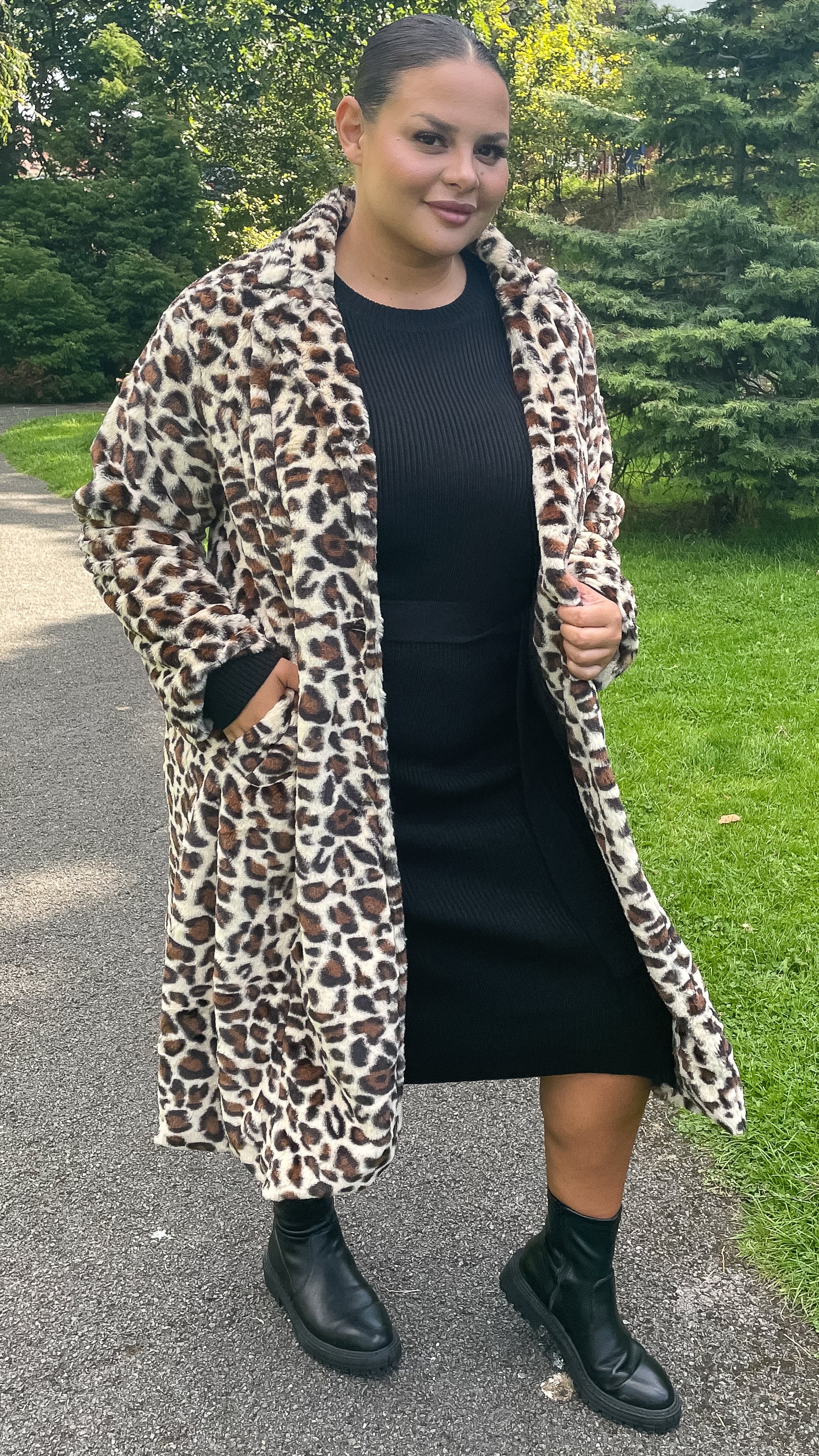 CurveWow Leopard Print Coat - Image 5
