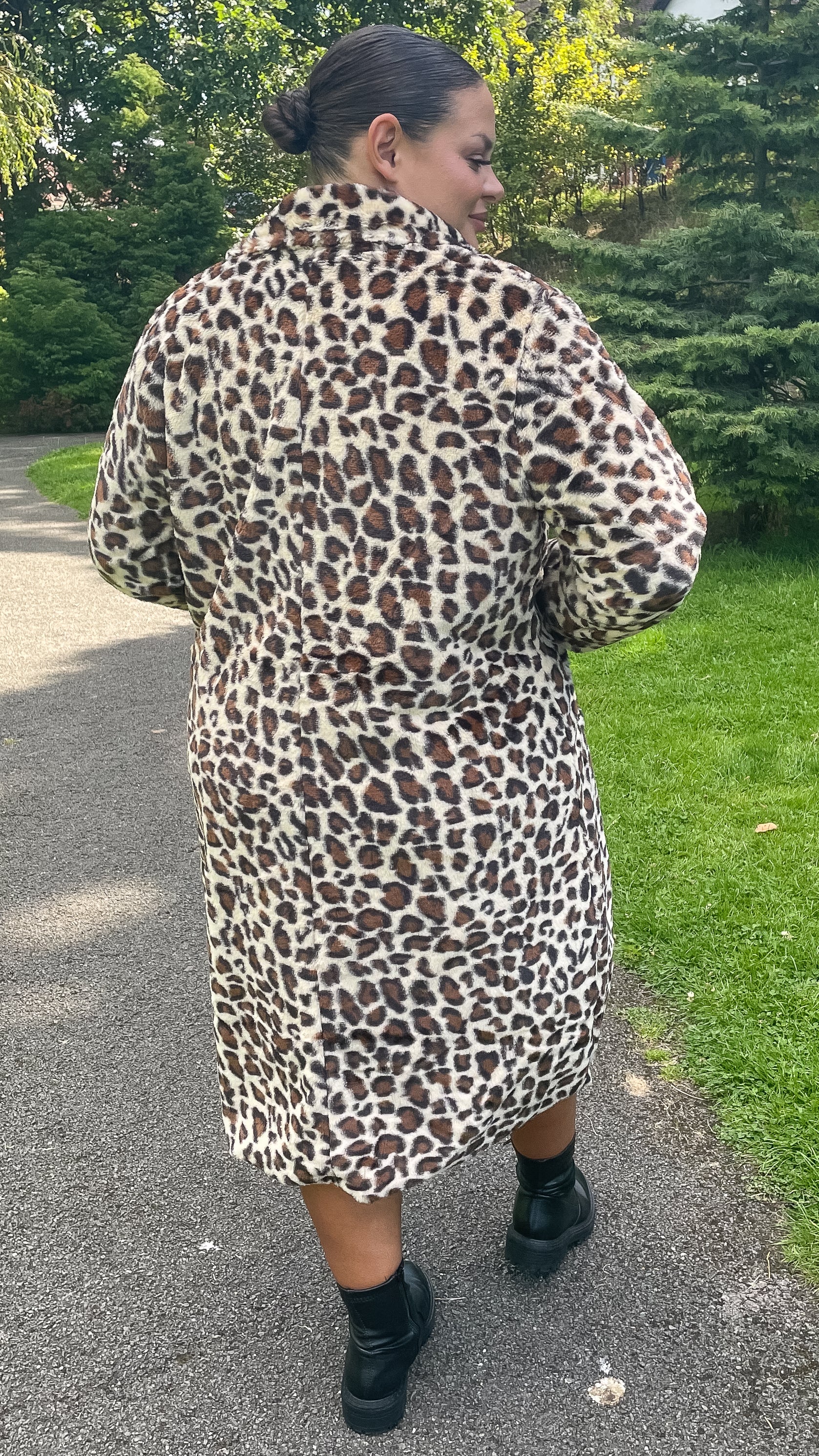 CurveWow Leopard Print Coat - Image 7
