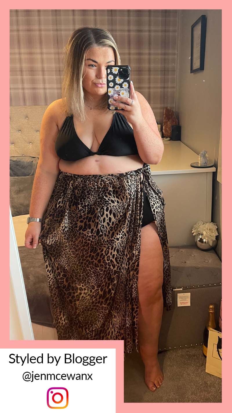CurveWow Leopard Print Maxi Sarong - Image 2