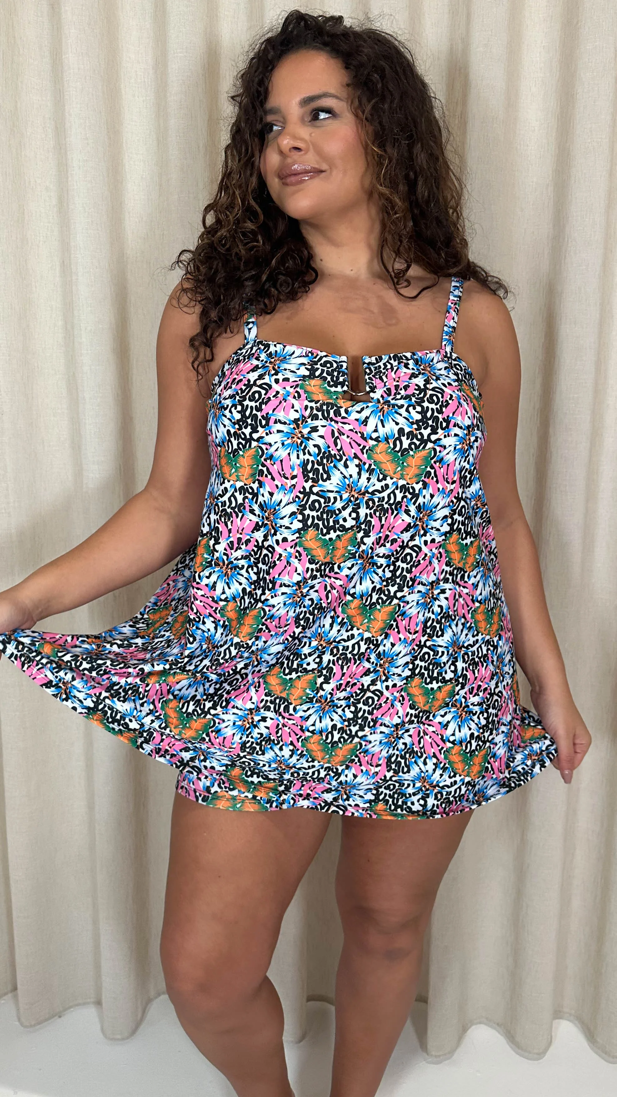 CurveWow Ubar Swimdress Animal Tropical - Image 5