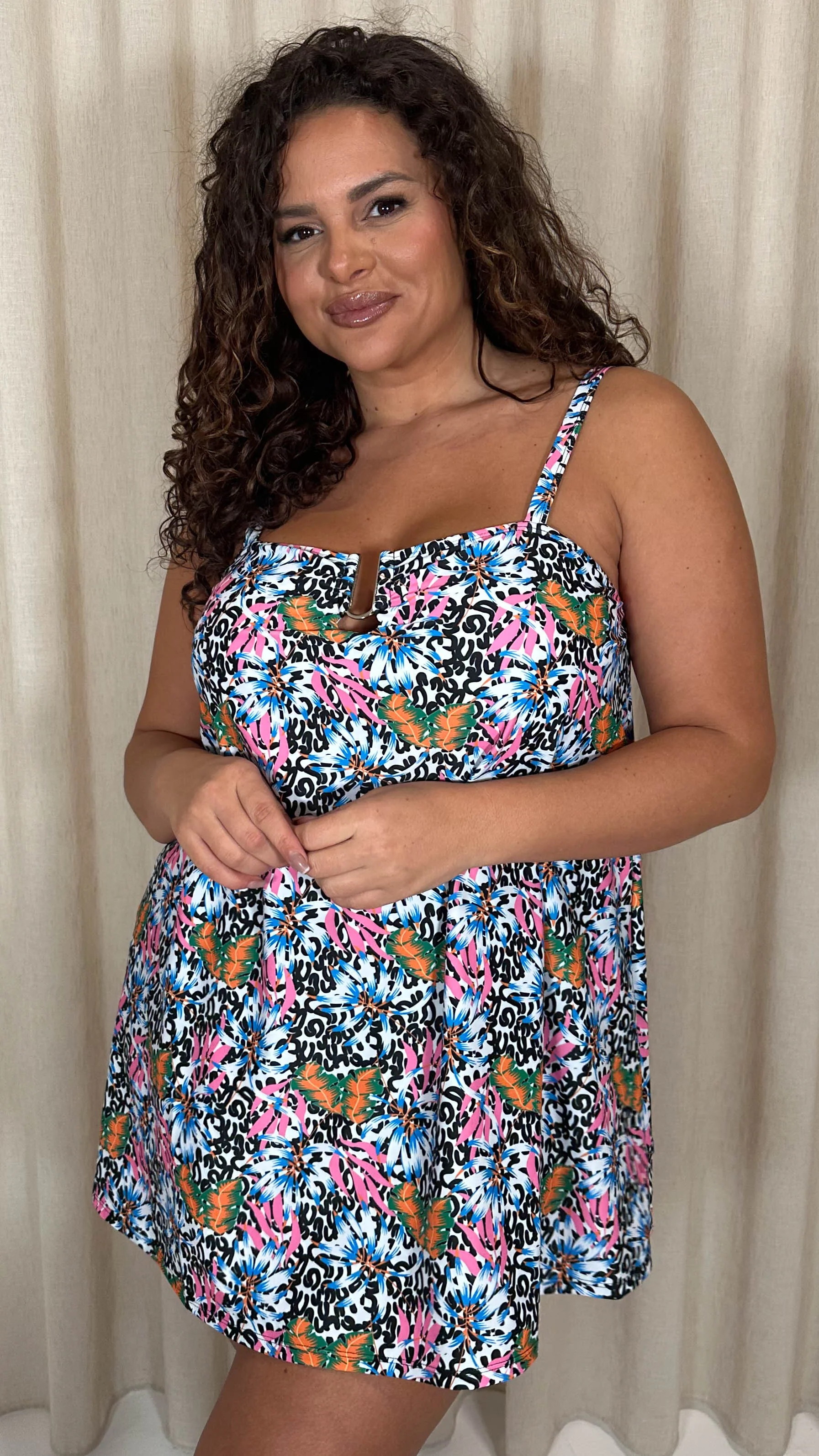 CurveWow Ubar Swimdress Animal Tropical - Image 6