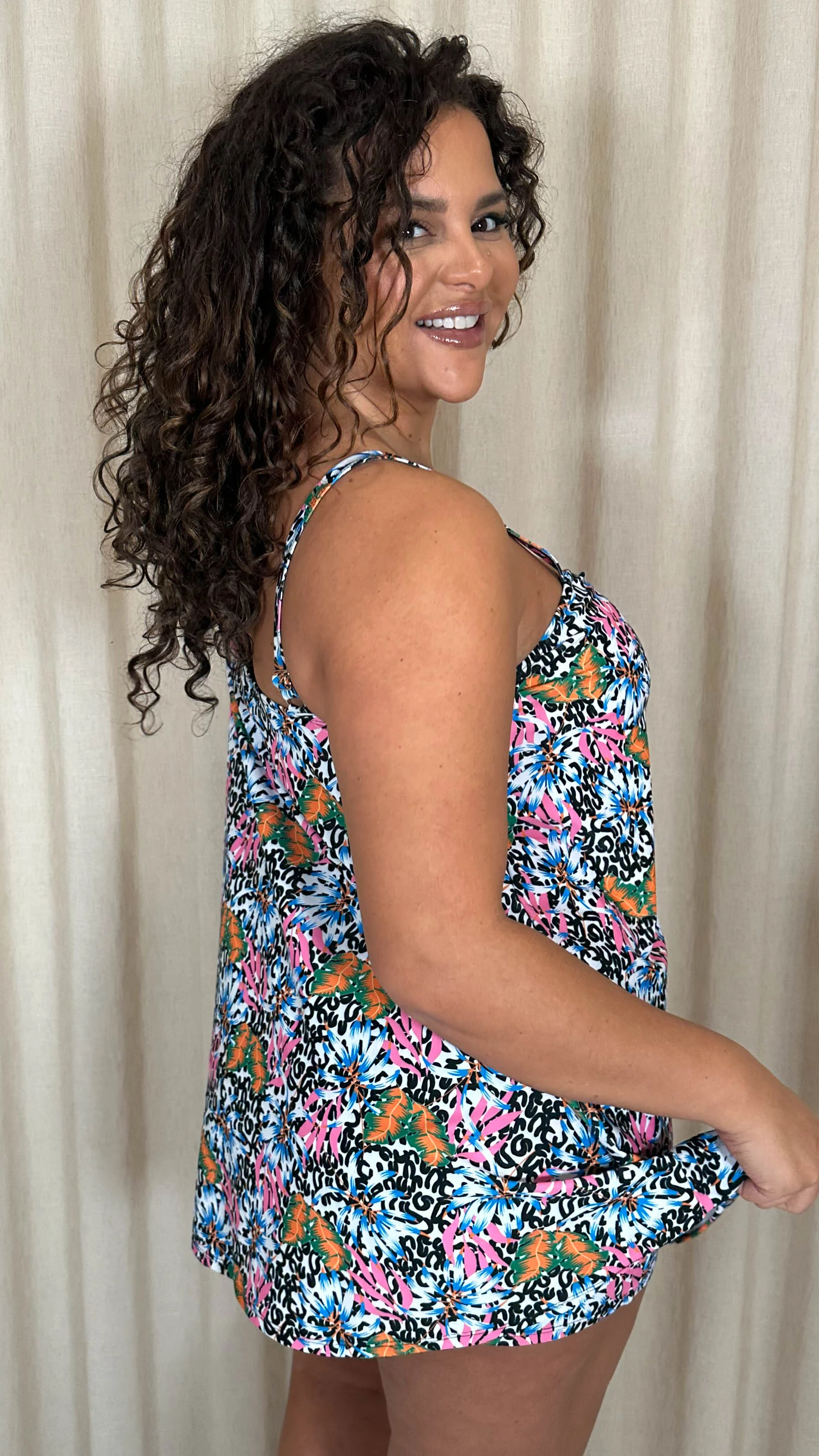 CurveWow Ubar Swimdress Animal Tropical - Image 9