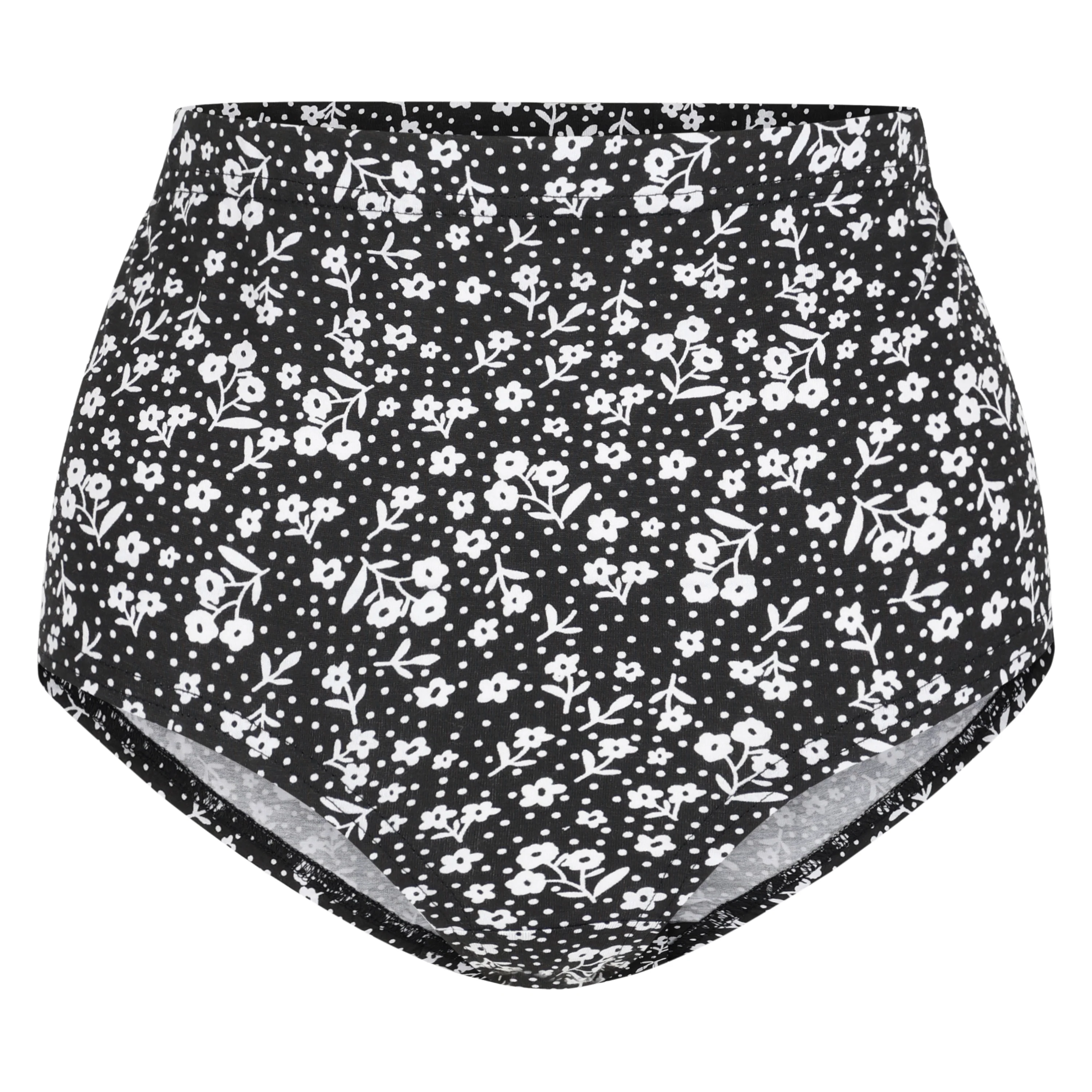 CurveWow 3 Pack Printed Briefs Black Print - Image 4