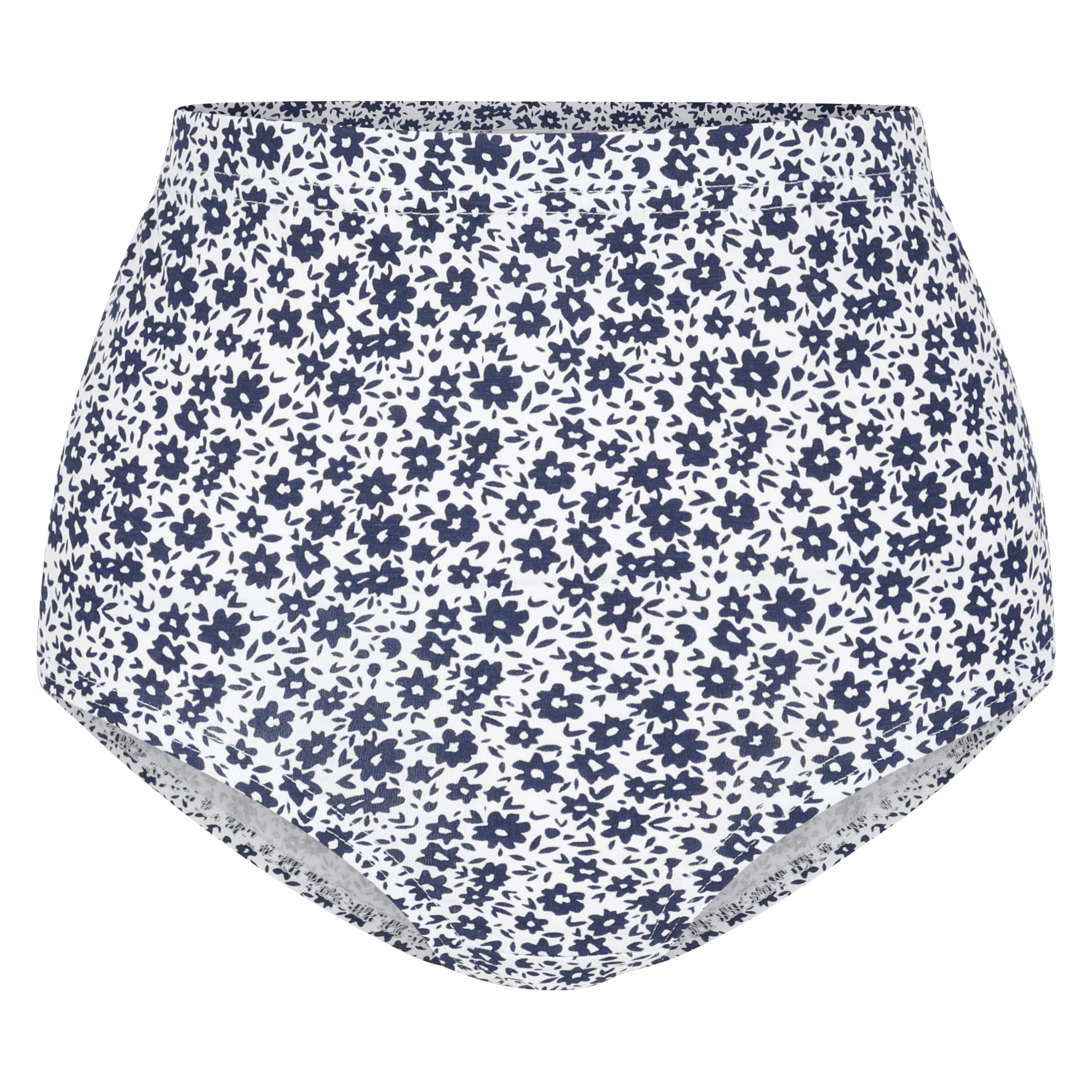 CurveWow 3 Pack Printed Briefs Navy Print - Image 4
