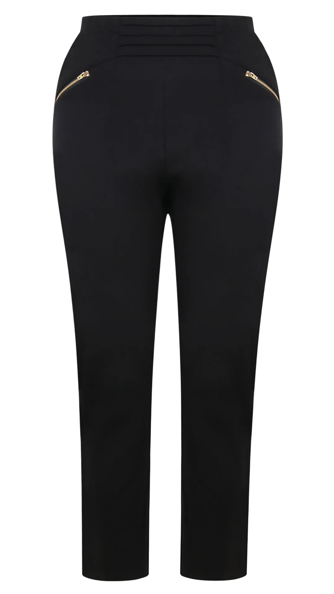 CurveWow Zip Leggings Black - Image 8
