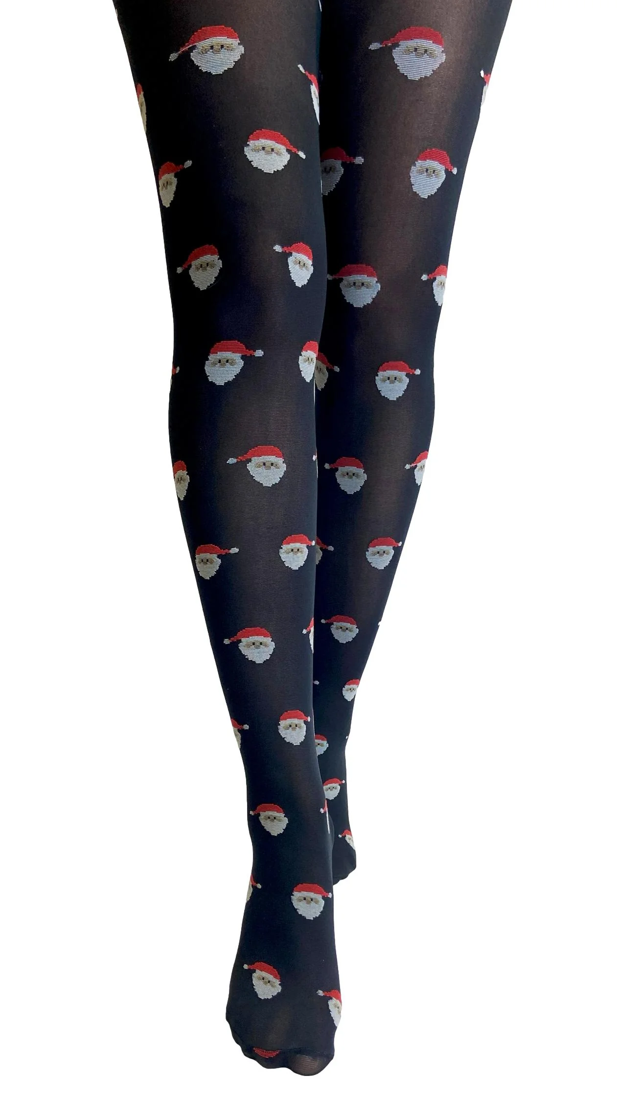Jolly Santa Tights Black - Image 2
