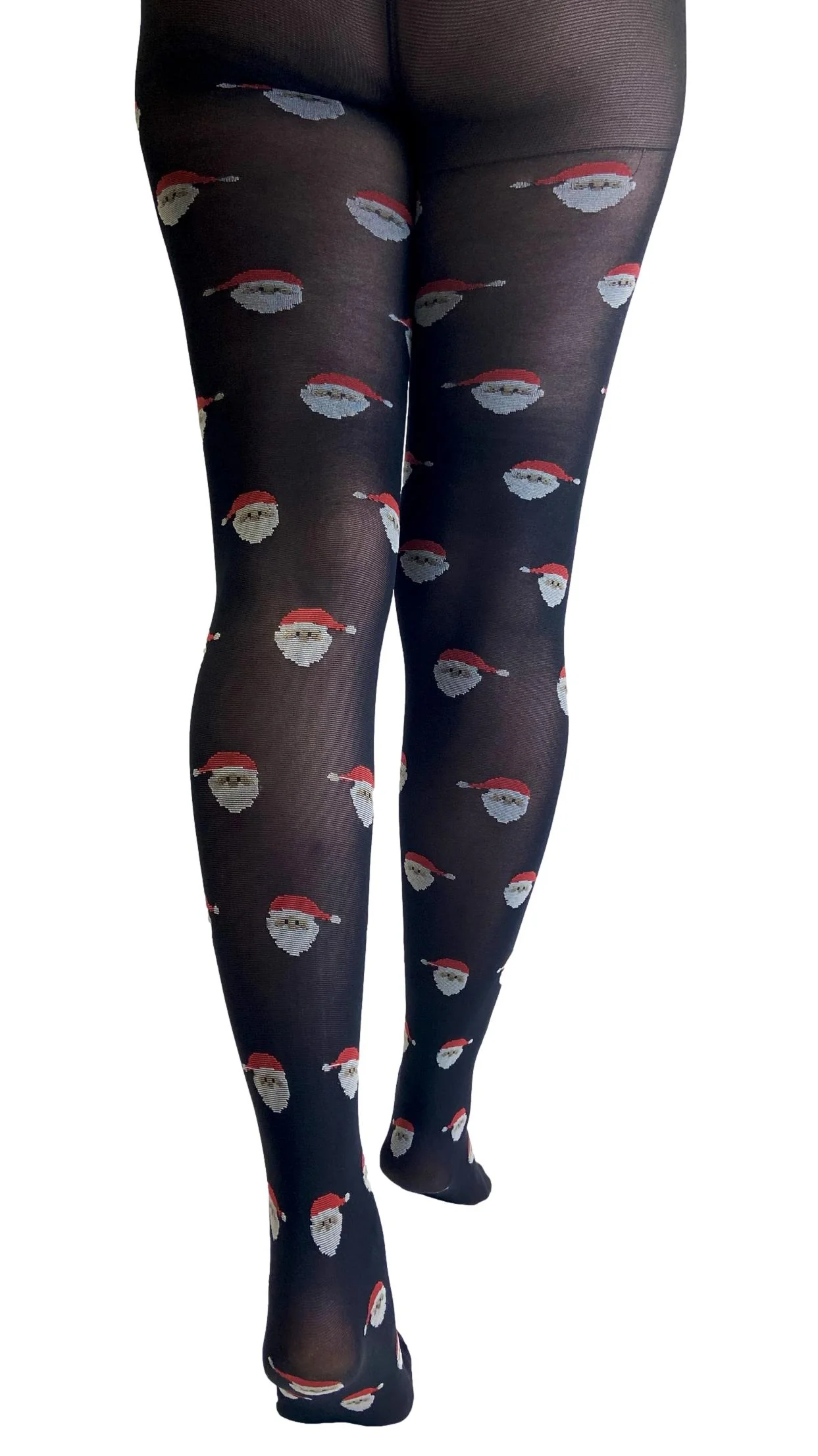 Jolly Santa Tights Black - Image 3
