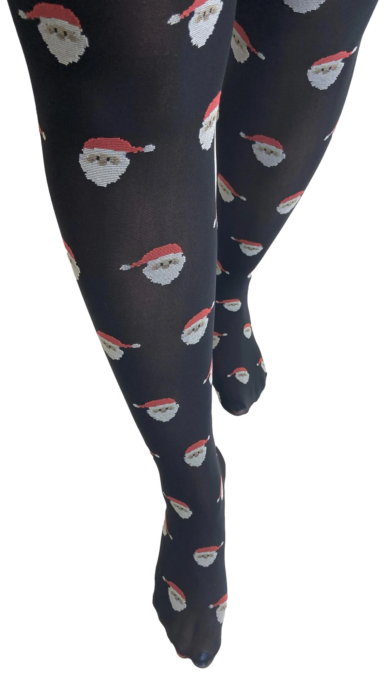 Jolly Santa Tights Black - Image 4