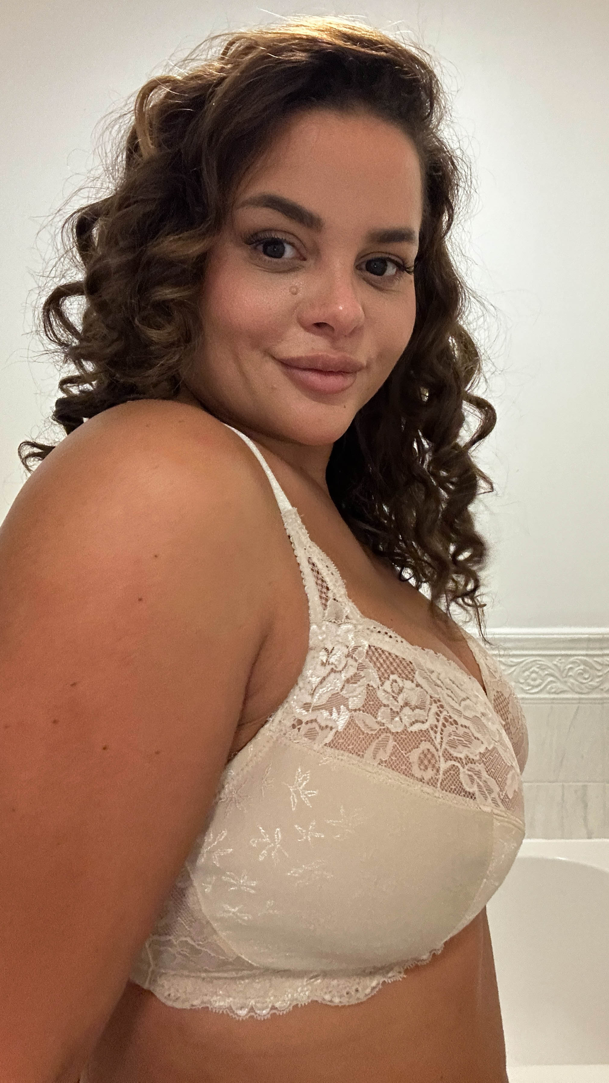 Lace Soft Cup Bra Nude - Image 4