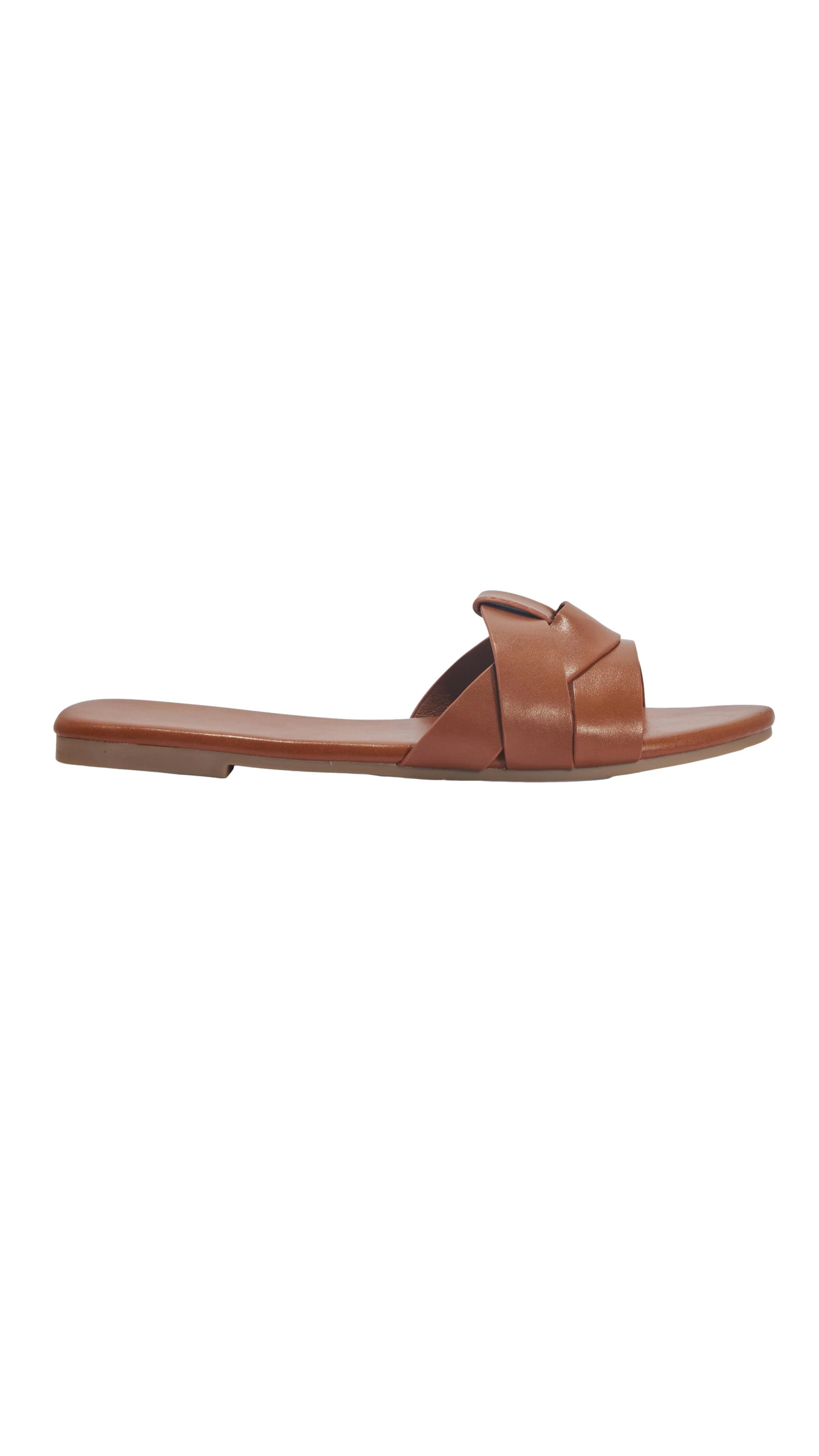 Plait Mule Sandal Tan